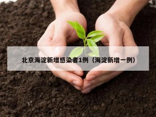 北京海淀新增感染者1例（海淀新增一例）